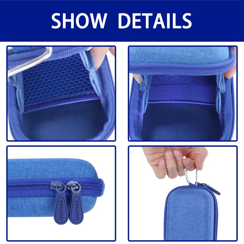 Aenllosi Hard Carrying Case Replacement for Canon PowerShot ELPH 170/180/190/300/330/340/350/360 Digital Camera (carrying case, Blue) - Image 2